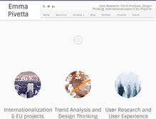 Tablet Screenshot of emmapivetta.com